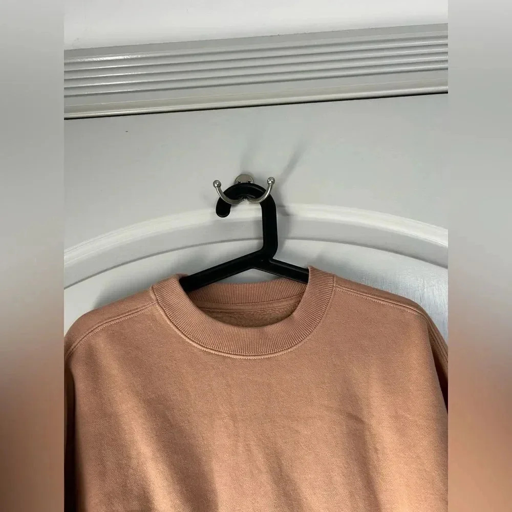 Abercrombie & Fitch Cropped Boxy Soft A&F Max Essentials Crewneck size Small - Picture 6 of 10